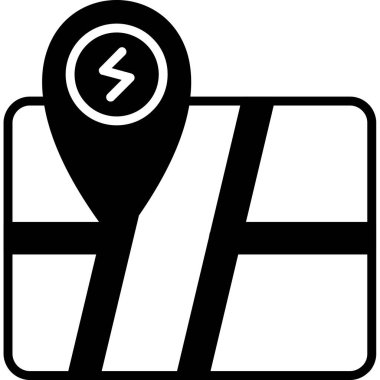 konumu simgesi harita, illüstrasyon vektör