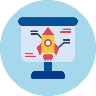 eğitim düz vektör simgesi