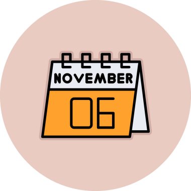 Moda biçimi izole edilmiş arkaplanda takvim simgesi