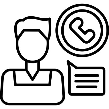 çağrı merkezi müşteri simgesi