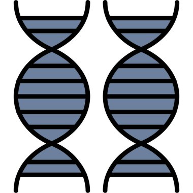 DNA simgesi vektör illüstrasyonu