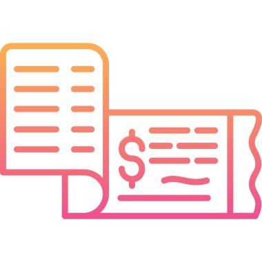 belge simgesi, vektör çizimi