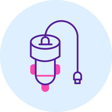 Fiş. Web simgesi basit illüstrasyon