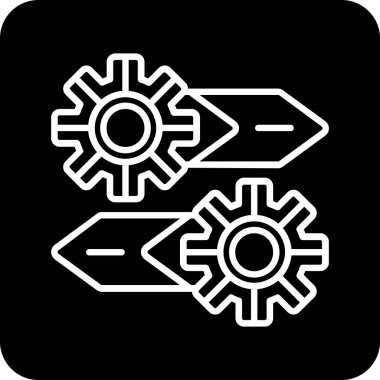 Seo simgesinin vektör illüstrasyonu