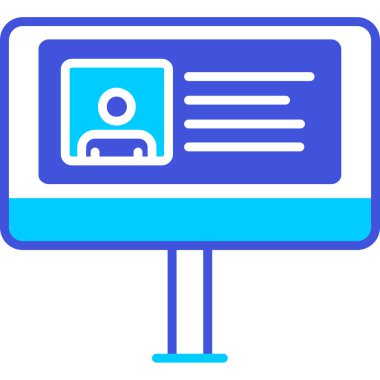 bilgisayar web simgesi basit illüstrasyon