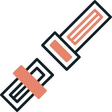 Kalem. Web simgesi basit illüstrasyon