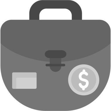 çanta nakit dolar simgesi Doldurulmuş taslak biçimi