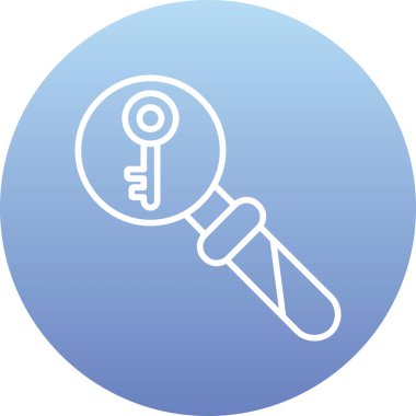 Ara. Web simgesi basit illüstrasyon