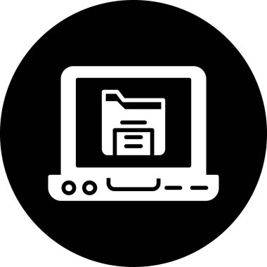 Dosya. Web simgesi basit illüstrasyon