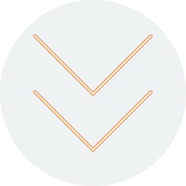 ok simgesi vektör illüstrasyonu