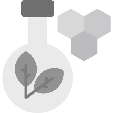 Bitki. Web simgesi basit illüstrasyon