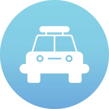 araba simgesi vektör illüstrasyonu