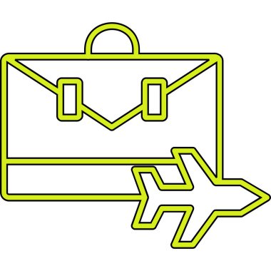 çanta çanta çanta simgesi taslak biçimi