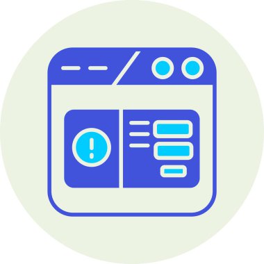 Takvim. Web simgesi basit illüstrasyon