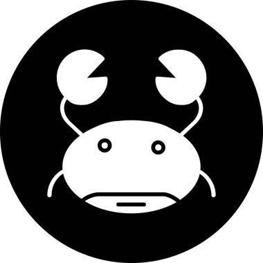 inek simgesi vektör illüstrasyonu