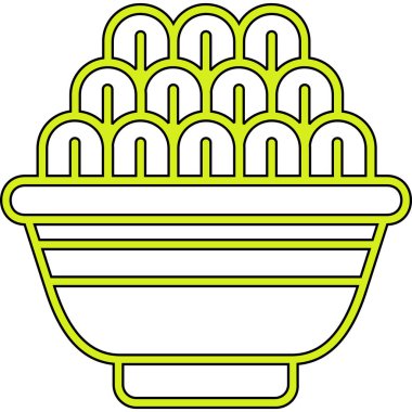 sepet simgesi. vektör çizim