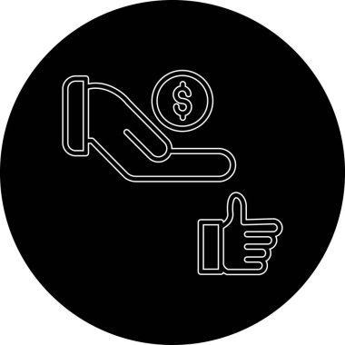 Vektör Doları simge tasarlamak