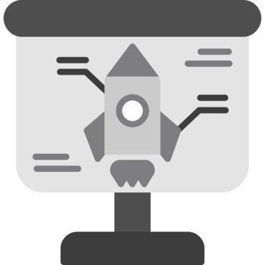 robot. Ağ simgesi. resimleme