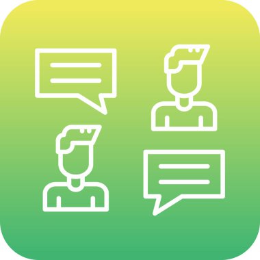 vektör konuşma simgesi