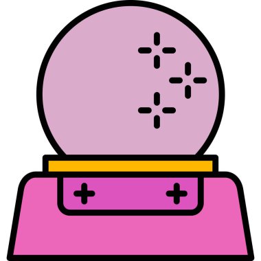 Top. Web simgesi basit illüstrasyon