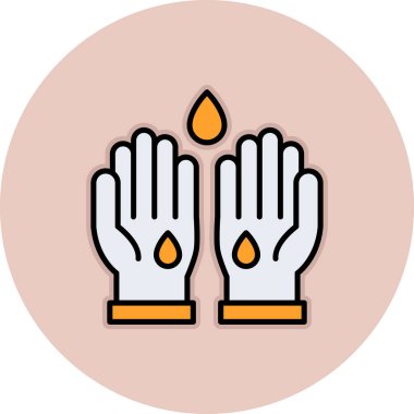 el simgesinin vektör illüstrasyonu