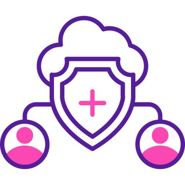 şebeke. Web simgesi basit illüstrasyon