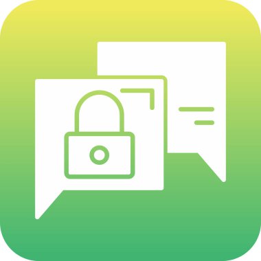 İleti web simgesi, vektör çizim