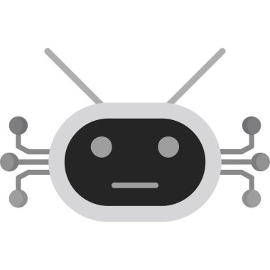 robot, robot, robot, teknoloji, robot, vektör simgesi