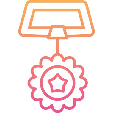 Lamba modern simgesi, vektör illüstrasyonu