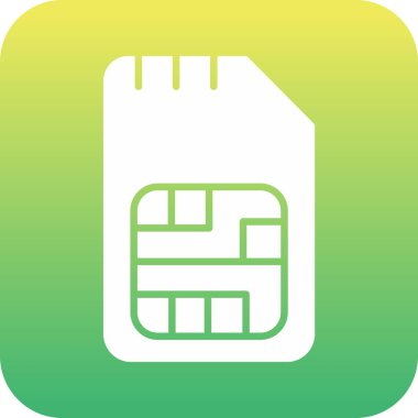 Moda biçiminde izole edilmiş kart simgesi