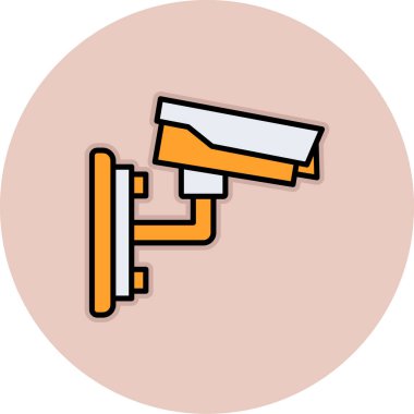 kamera simgesi vektör illüstrasyonu