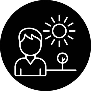 iş konsepti, vektör illüstrasyonu, erkek ve iş kadını