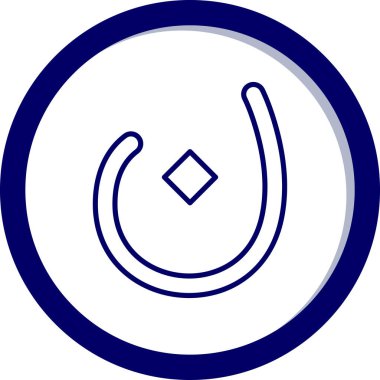 Bir at simgesinin vektör illüstrasyonu