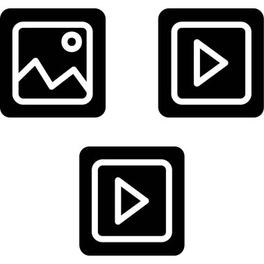 camera icon set vector illustration