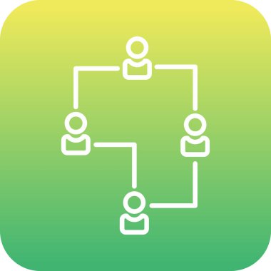 soyut arkaplanda ağ simgesi izole edildi