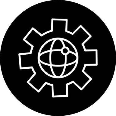 seo modern simgesinin vektör illüstrasyonu