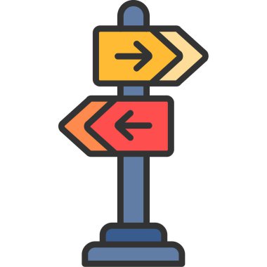 ok yönü yol simgesi