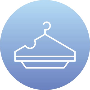 Benzersiz bebek sepeti vektör çizgisi simgesi