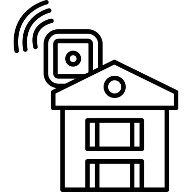 Kablosuz. Web simgesi basit illüstrasyon