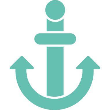 çapa simgesi vektör illüstrasyonu