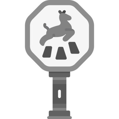 Köpek. Web simgesi basit tasarım