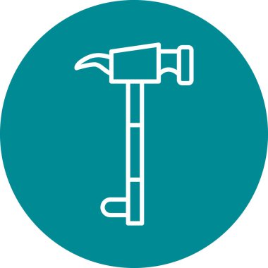 Balta. Web simgesi basit illüstrasyon