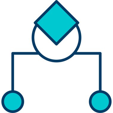 Elmas. Web simgesi basit illüstrasyon