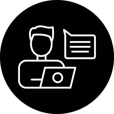 seo modern simgesinin vektör illüstrasyonu