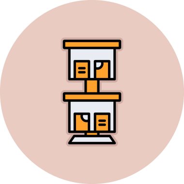 Yapı simgesinin vektör illüstrasyonu