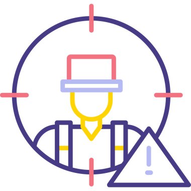 Şapkalı bir adamın vektör çizimi