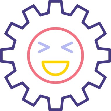 Mutlu Yüz. Basit tasarım