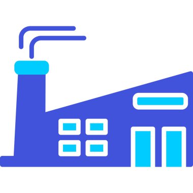 Bina. Web simgesi basit illüstrasyon