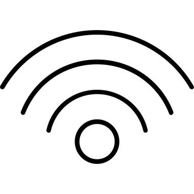 wifi simgesi vektör illüstrasyonu