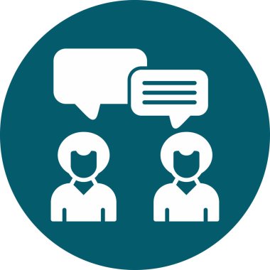 Konuşma baloncukları. Basit illüstrasyon